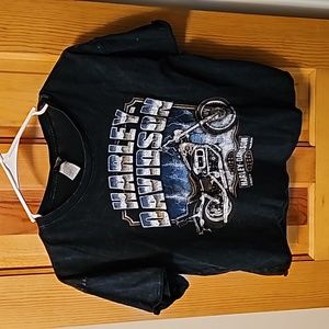 Harley Davidson crop tshirt